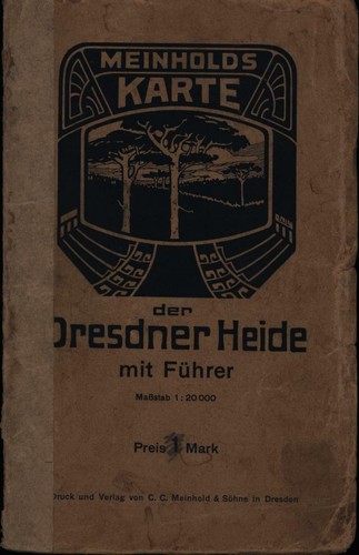 Meinhold karte der dresdner - meinhold's,
