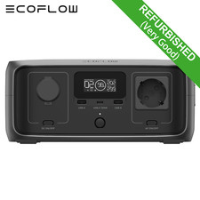 ECOFLOW Refurbished RIVER 3 10ms USV Tragbare Powerstation LFP 245Wh für Camping