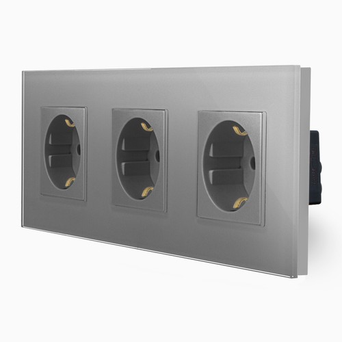 Steckdose fach schuko - steckdose, 3