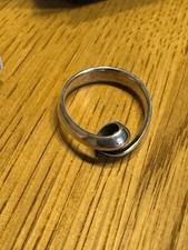 Trollbeads retired Neverending silver ring, size 54