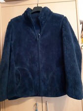 Teddy/Fleece-Wendejacke, Yessica, XL (= 44-46), marineblau, pflegeleicht