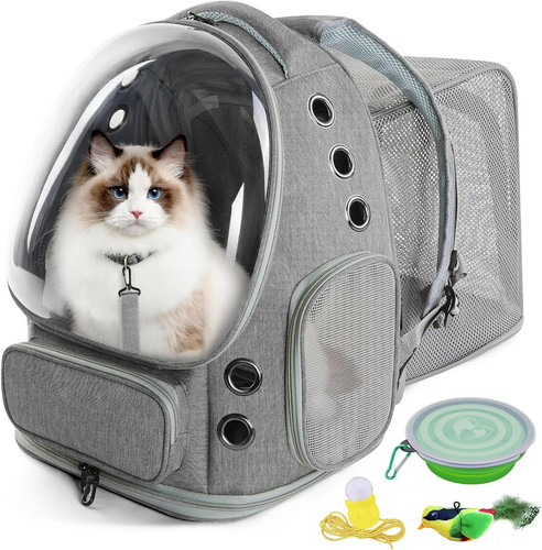 Erweiterbar katzenrucksack mit - erweiterbar,