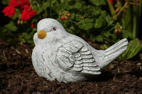 Frostfeste steinfigur vogel - frostfeste,