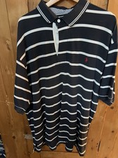 Polo by Ralph Lauren Polohemd blau weiss gestreift 3 XLB verdeckte Knopfleiste