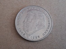 Münze 2 DM Deutsche Mark 1989