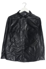 H&M DIVIDED Kunstlederjacke Damen Jacke Gr. DE 38 schwarz Casual-Look