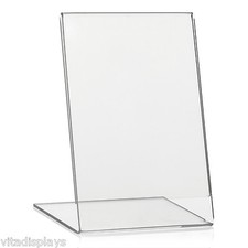 DIN A6 Werbeaufsteller / L-Ständer / L-Aufsteller aus hochwertigem PLEXIGLAS®