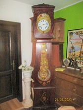 Antike Comtoise Standuhr  | um 1850-1880  | Tannenholz | restauriert