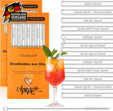 Aperol Gläser Strohhalme
