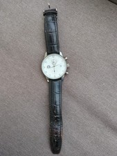 Armband Uhr Schwarz Silber Leon Exklusive Swiss Design Concept 3ATM 