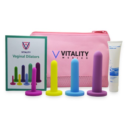 Silikon vaginal dilator - silikon, set