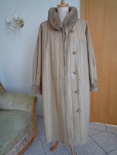 Ladies sheepskin leather coat