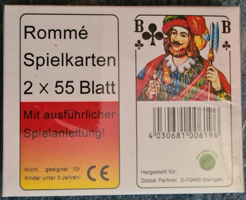 Romme spielkarten noch - romme,