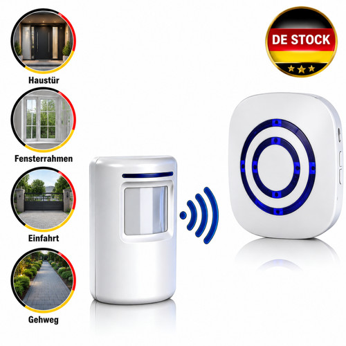 Funk alarm bewegungsmelder - funk,