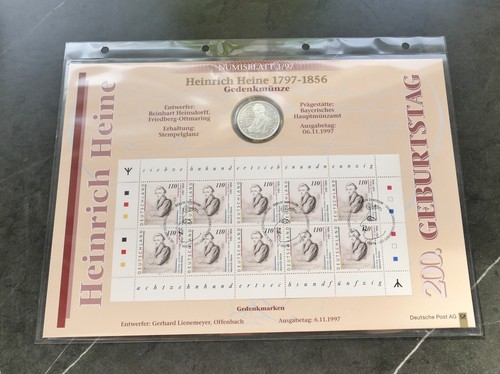 Brd numisblatt 1997 - 10, dm