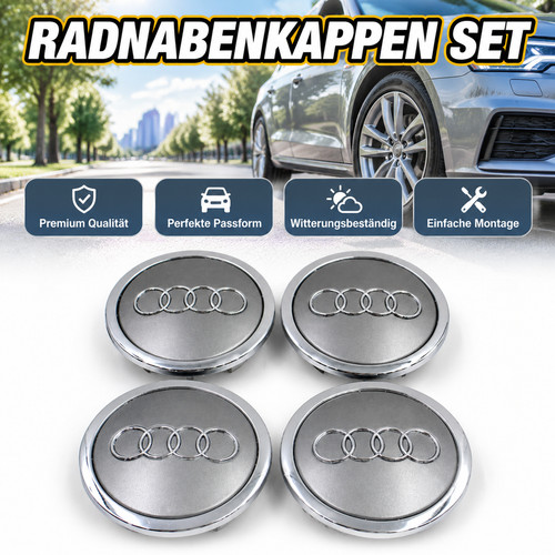 Radnabenkappen 69mm grau für - 69mm,