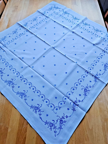 Blaudruck mitteldecke alt - blaudruck,