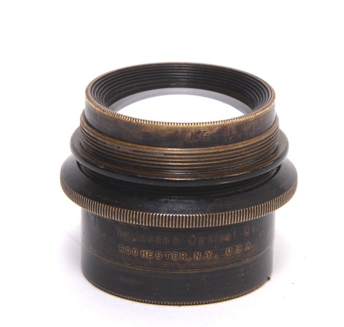 Vintage wollensak brass lens - vintage,