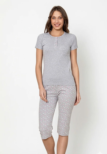Damen schlafanzug pyjama set - pyjama,