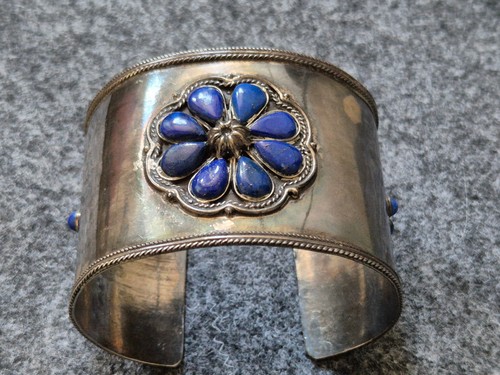 Armreif alt mit blauen - alt,,