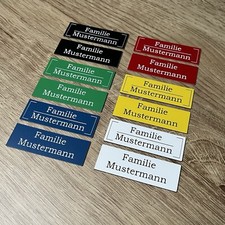 Namensschild, Klingelschild