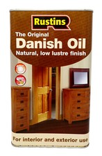 Original Danish Oil von Rustins Dänisches Öl Tungöl Holzöl Pflege 500 ml - 5 L