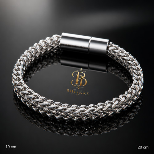 Herren edelstahl armband mit - edelstahl,