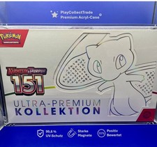 [⭐Premium Acryl Case] 🧲Magnetisch ☀️UV-Schutz - Pokemon Größe: 151 UPC
