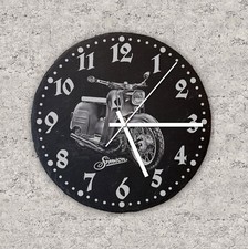 Uhr/ Wanduhr/Hängeuhr aus Schiefer - Simson Schwalbe