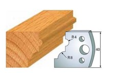 Flury 2x SP-Profilmesser 40 x