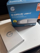 Externe Festplatte G-Technology G-DRIVE USB-C 4TB – OVP – Top Zustand