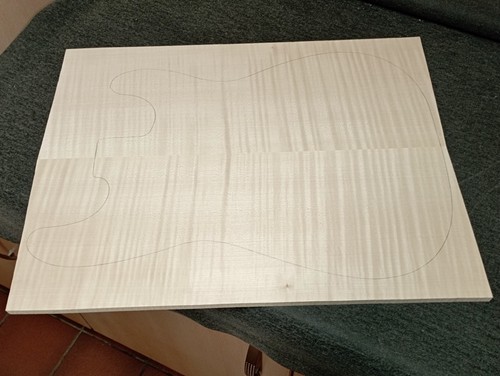 Flamed maple topset - maple,