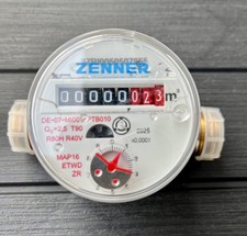 Zenner Wasserzähler ETWD-M Warmwasser 110 mm R1/2 / G3/4“ Q3=2,5