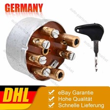 Zündschloß 0123 für Traktor Zündlichtschalter Schlepper Ersatz 0342201009 DHL