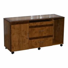 MASER NUSSBAUM SIDEBOARD TV STÄNDER SCHUBLADEN ENTWORFEN FÜR COMPUTER TEIL DER SUITE