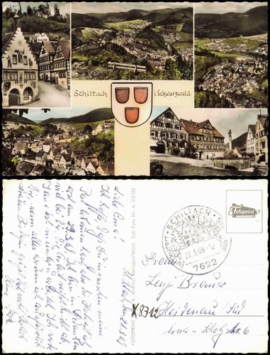 Ansichtskarte schiltach - ansichtskarte,