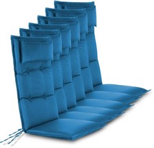 6x Stuhlauflagen Hochlehner