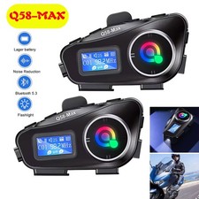 Motorrad Helm Bluetooth-Headset Motorräder Intercom Gegensprechanlage Kopfhörer