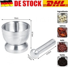 Mörser mit Stößel Edelstahl