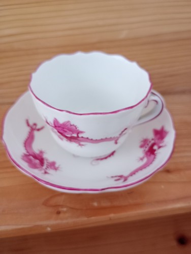 Mocca tasse meissen drachen - meissen,