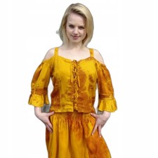 Mittelalterliche Bluse Verstellbare Träger R.L/XL