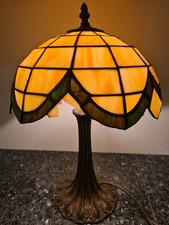 Lampe Tischlampe Tischleuchte Tiffany Höhe ca 45 cm Morgan beschädigt
