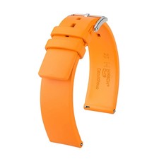 Uhrenarmband in Orange, Gummi
