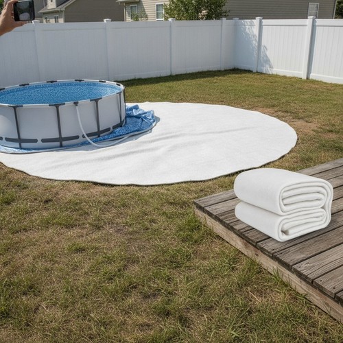 Pool bodenplane runden - pool, 4m,