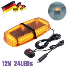 24LED 12V Rundumleuchte Magnet