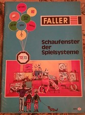 Faller Katalog 1972/73 63 Seiten AMS Hitcar Hit Train Rennbahnen Zubehör Autos