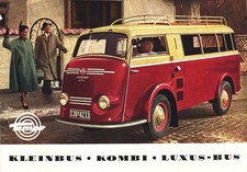 TEMPO MATADOR 1000 KLEINBUS LUXUSBUS - 1951 - 1/53/25000 - ORIGINAL - PROSPEKT