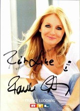 Original Autogramm Frauke Ludowig RTL /// Autogramm Autograph signiert si 350752