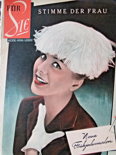 Altes modeheft von - von, 1957