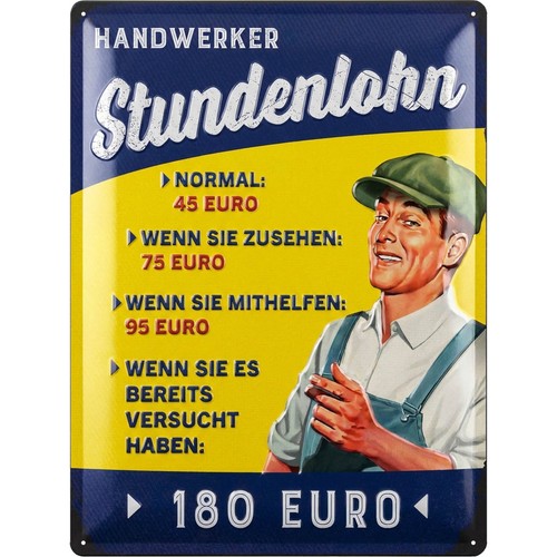 Lanolu xxl retro - lanolu, blechschild